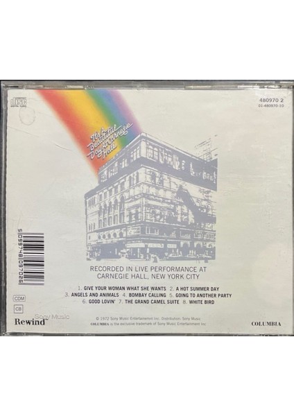 (Plak Değildir CD Dir) CD It's A Beautiful Day At Carnegie Hall CD