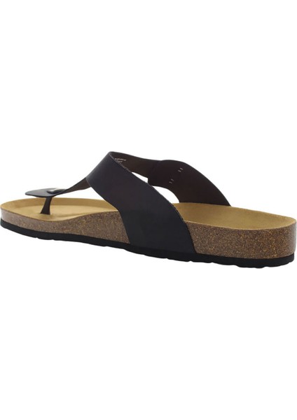 Sandal Thong Siyah Erkek Sandalet