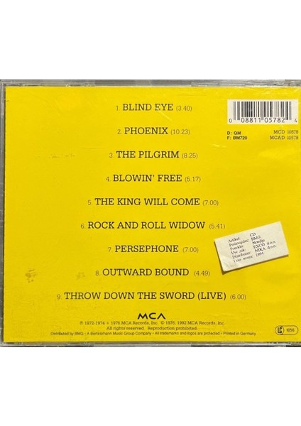 (Plak Değildir CD Dir) CD Wishbone Ash Classic Ash CD