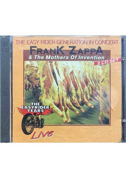 (Plak Değildir CD Dir) CD Frank Zappa The Easy Rider Generation In Concert Double (Unoffical) CD