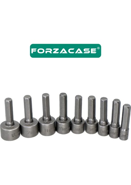 9 Parça Manyetik Somun Adaptörü Matkap Marangoz Seti - FC992 indirimleri