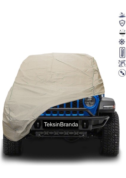 Jeep Gladiator (Jt) Araba Brandası Su Geçirmez Branda Miiflonlu Premıum Oto Branda