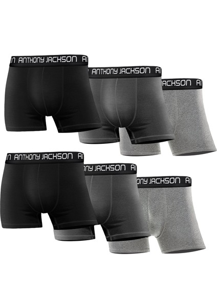 Likralı 6'lı Kutu Premium Erkek Boxer Lıon