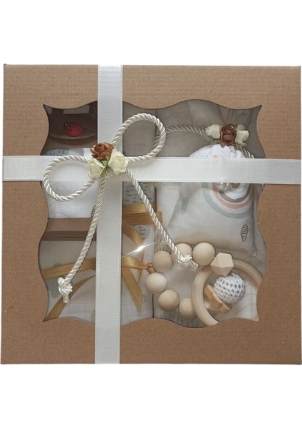 Hoşgeldin Bebek, Unısex Yenidoğan Bebek Müslin Hediye Seti indirimleri