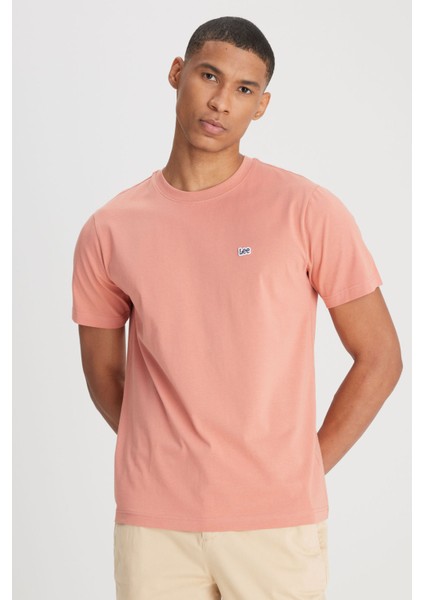 Lightweight Ss Small Logo Pembe Erkek Kısa Kol T-Shirt