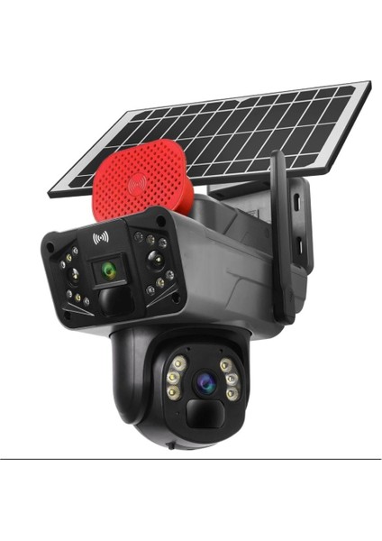 AV-S830 Güneş Enerjili Sim Kartlı 4g 6mp Solar Güvenlik KAMERASI,10X ZOOM,360 Güçlü Batarya