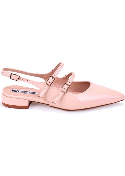 DZA07-72561 Ten Rugan Topuklu Klasik Kadın Ayakkabı fiyatları