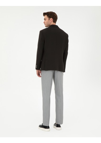 Erkek Gri Slim Fit Kumaş Pantolon 50304307-VR024