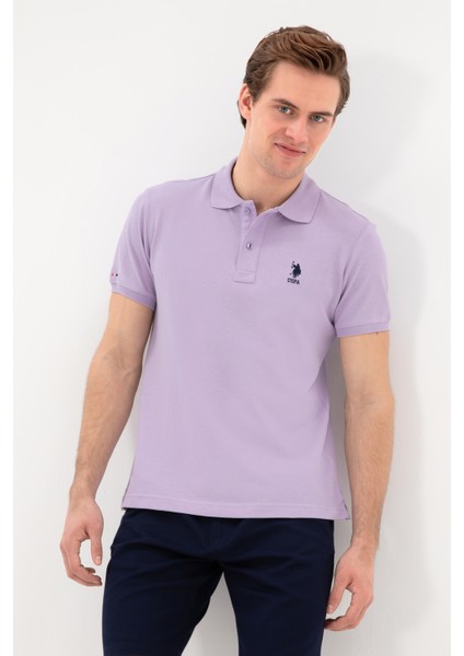 Erkek Lila Tişört Basic 50298041-VR034