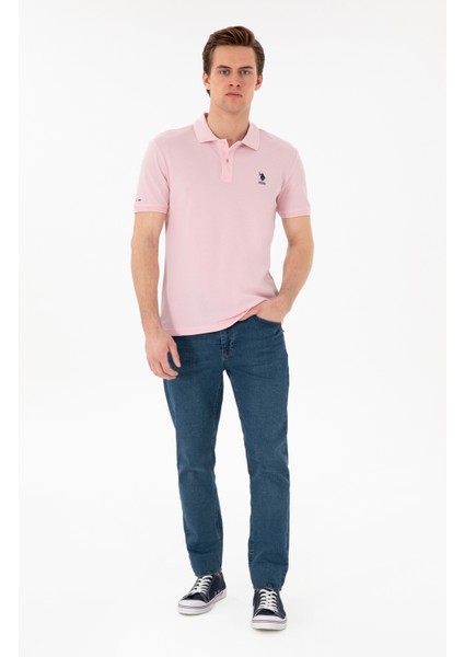 Erkek Açık Pembe Tişört Basic 50298041-VR078 fırsatları