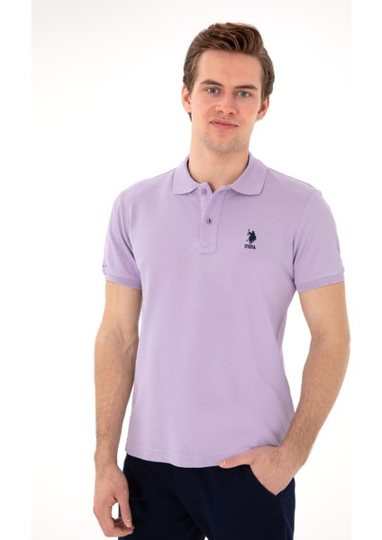 Erkek Lila Tişört Basic 50298041-VR034