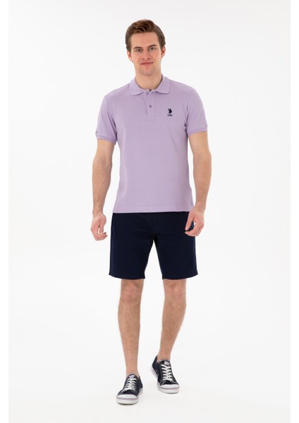 Erkek Lila Tişört Basic 50298041-VR034