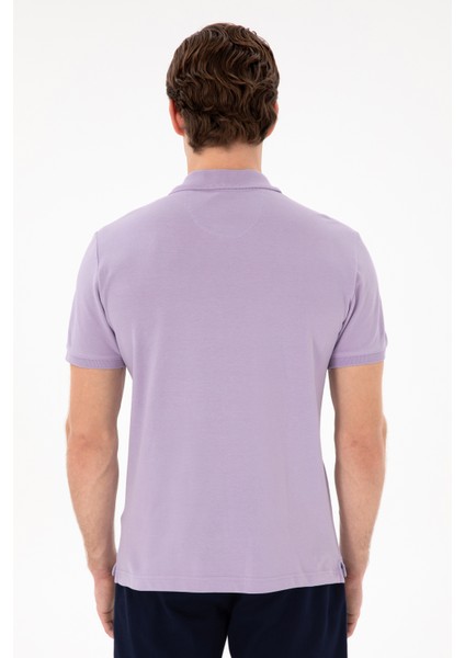 Erkek Lila Tişört Basic 50298041-VR034