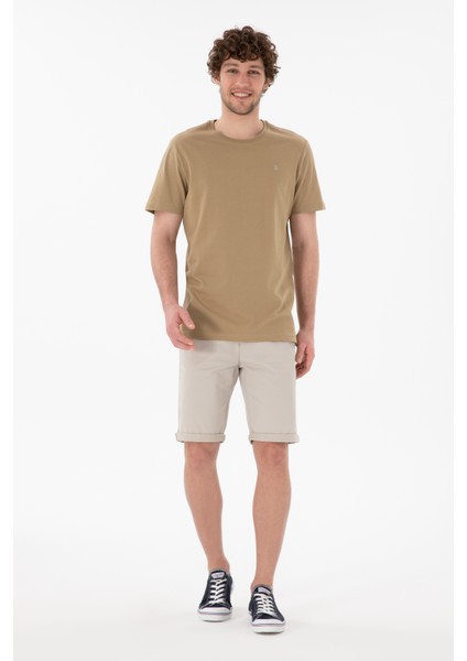 Erkek Haki Tişört Basic 50305924-VR027 indirimleri