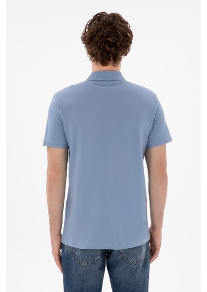Erkek Mavi Tişört Basic 50297984-VR036 indirimleri