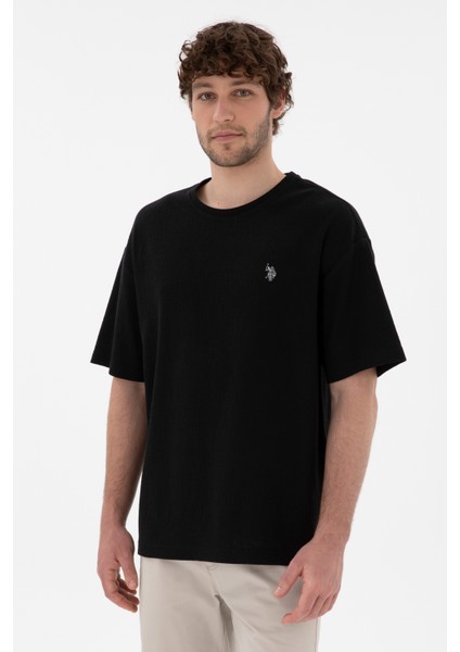 Erkek Siyah Tişört 50308448-VR046