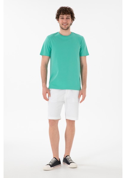 Erkek Mint Tişört Basic 50305928-VR090 indirimleri