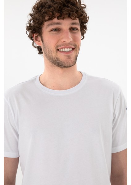 Erkek Beyaz Tişört Basic 50305985-VR013 modelleri