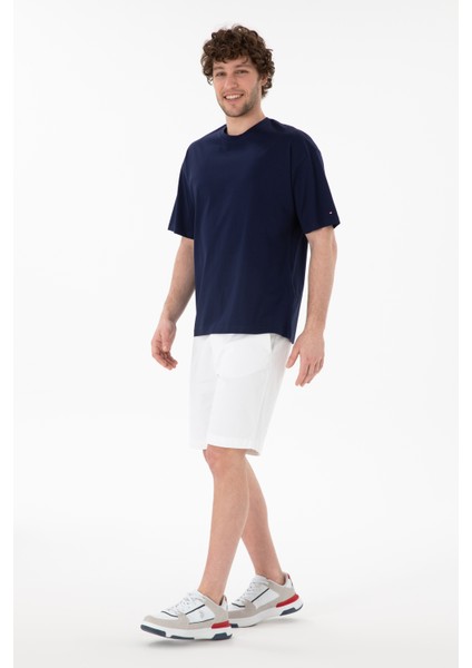 Erkek Lacivert Tişört Basic 50313089-VR033 indirimleri