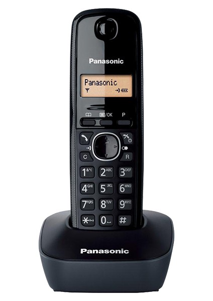 KX-TG1611 Dect Telsiz Telefon Siyah Findit