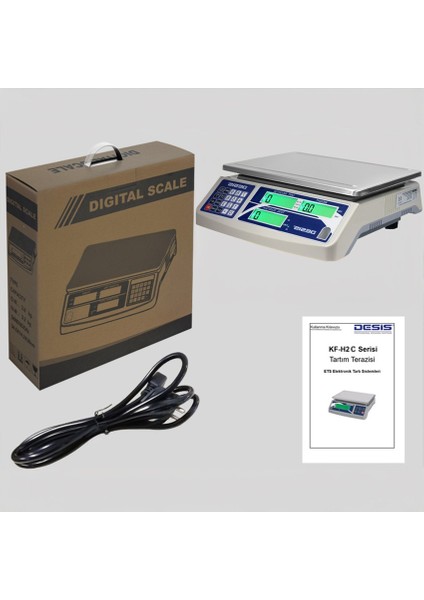 Desis H2C-30 Elektronik Sayıcı Terazi 30KG / 1gr indirimleri