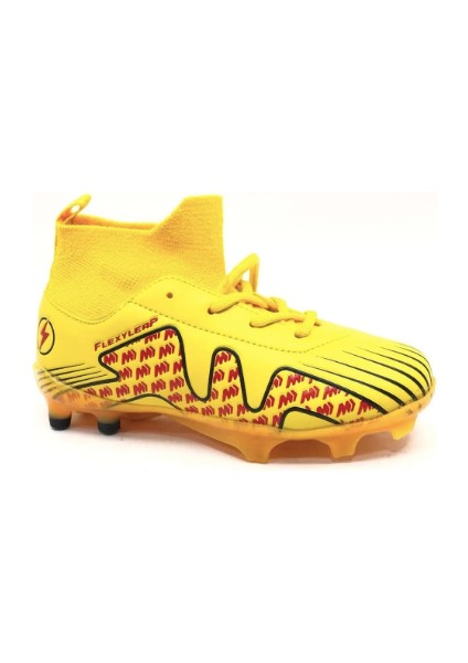 Pele Sarı Çoraplı Krampon Erkek Çocuk Çimsaha Ayakkabı fiyatları