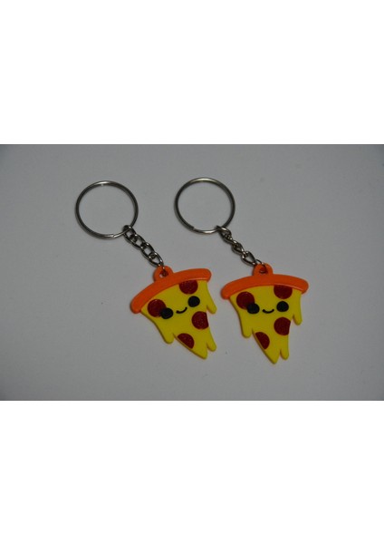2'li Pizza Anahtarlık