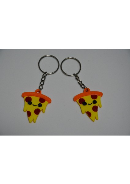 2'li Pizza Anahtarlık