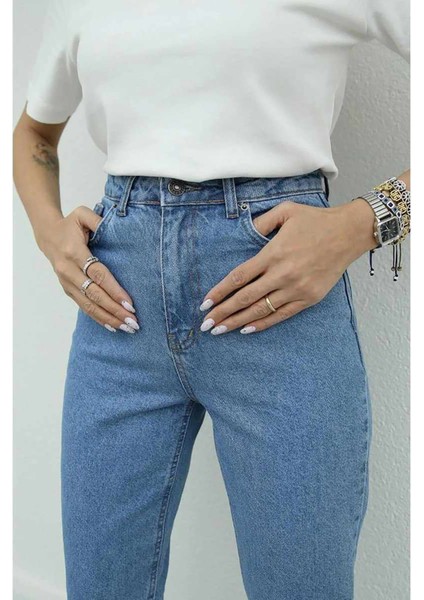 Mom Boyfriend Jean Kadın Kot Pantolon Kadın Jean Pantolon fiyatları