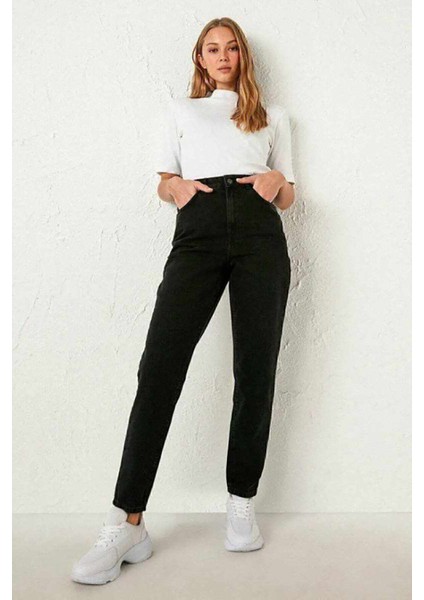 Mom Boyfriend Jean Kadın Kot Pantolon Kadın Jean Pantolon