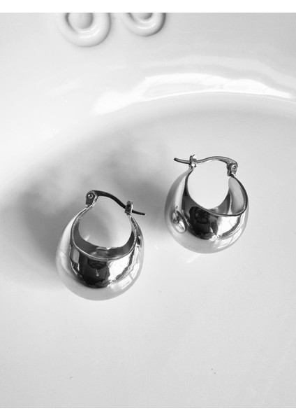 Halka Silver Sepet Küpe 2 cm
