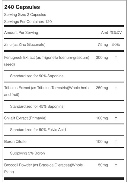 Alpha Test 240 Capsules