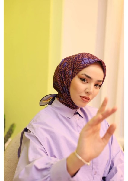 Mısır Desen Soft Pamuk Eşarp