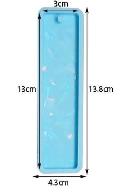 Epoksi Silikon Hologram Kitap Ayracı Kalıbı Model 2