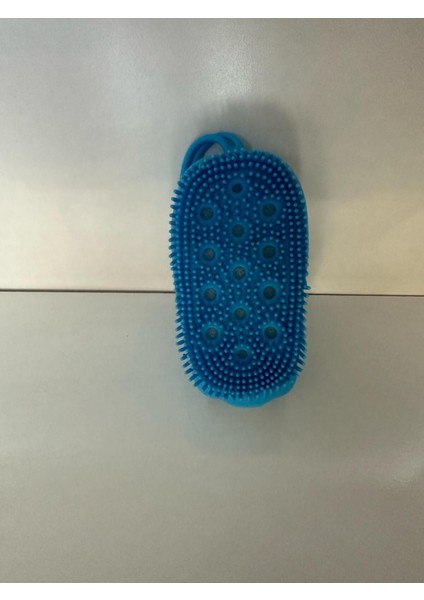 Banyo Hamam Lifi Silikon Sünger Hazneli Vücut Kesesi Masajlı Yumuşak Banyo Kesesi Çok Renkli 1 Adet indirimleri