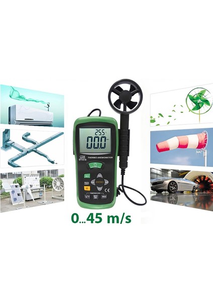 Cem Dt 618 Rüzgar Hızı ve Sıcaklık Ölçer Anemometre