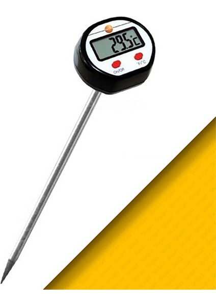 Testo Üstten Göstermeli Mini Termometre 12.5 cm Prob