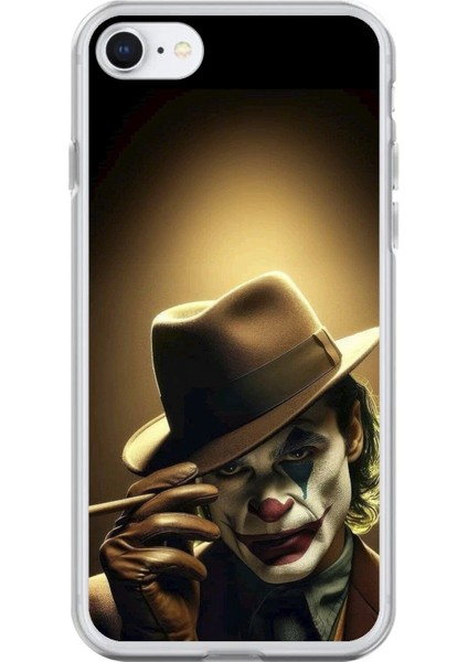 iPhone 6 Uyumlu Şeffaf Kılıf Joker Tasarımlı