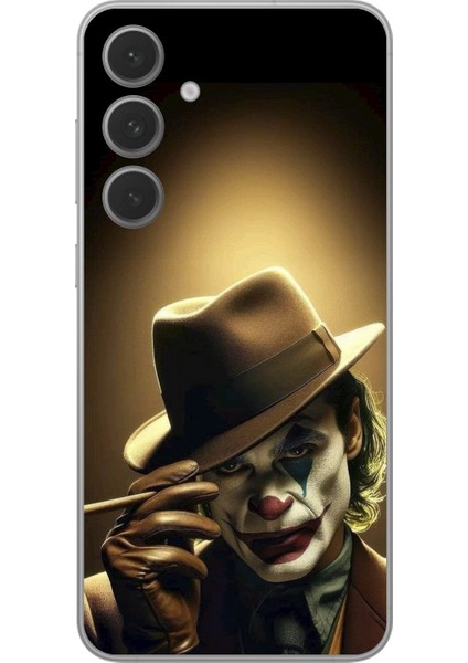 Samsung Galaxy S24+ Uyumlu Şeffaf Kılıf Joker Tasarımlı
