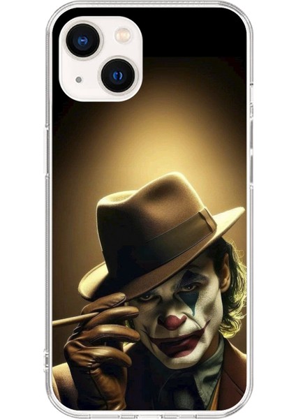 iPhone 13 Mini Uyumlu Şeffaf Kılıf Joker Tasarımlı