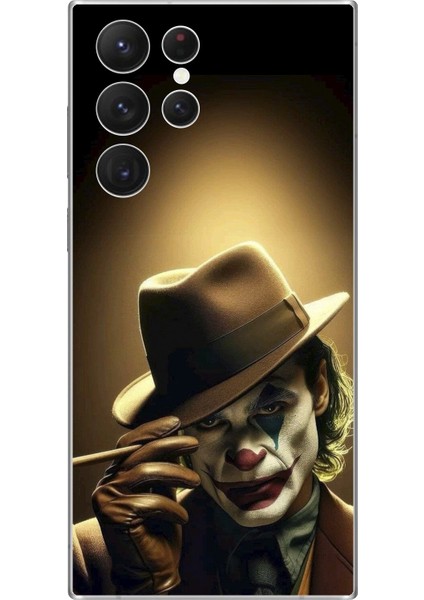 Samsung Galaxy S22 Ultra Uyumlu Şeffaf Kılıf Joker Tasarımlı