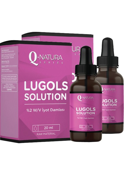 Lugols Solution % 2 Iyot Damla 20 ml - 2 Adet