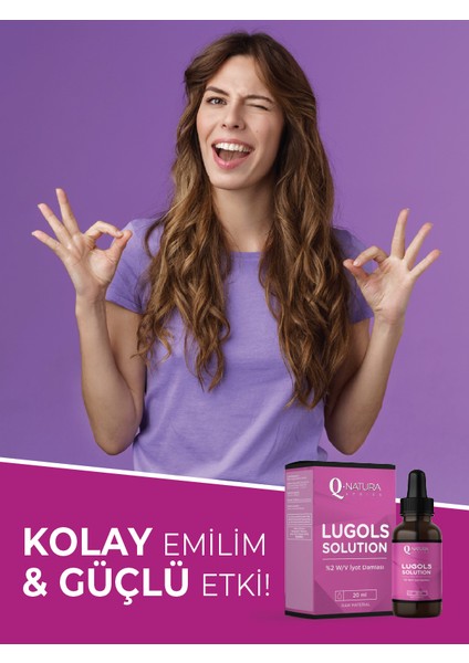 Lugols Solution % 2 Iyot Damla 20 ml - 2 Adet