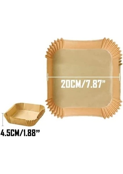 Airfreyer Fritöz Kağıdı Kare Xl / Xxl 50'li