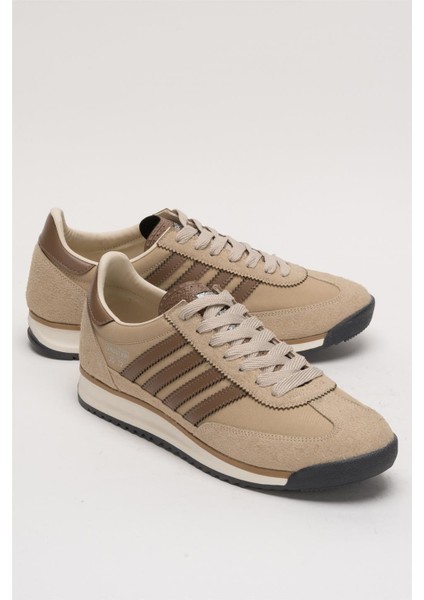 Erkek Günlük Rahat Taban Yumuşak Hafif Sneaker Bağcıklı Spor Ayakkabı Bej - Kahverengi fiyatları