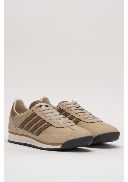 Erkek Günlük Rahat Taban Yumuşak Hafif Sneaker Bağcıklı Spor Ayakkabı Bej - Kahverengi modelleri