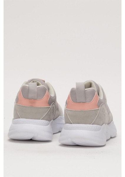 Kadın Günlük Koşu Yürüyüş Rahat Spor Ayakkabı BUZ - PUDRA