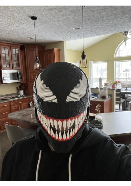 Venom Marvel Maske Helmet Çok Yüksek Kaliteli modelleri