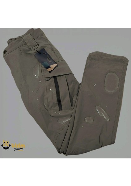 Yazlık Ithal Likralı Su Geçirmez Tactical Pantolon Ünisex Bej Renk -Waterproof fiyatları