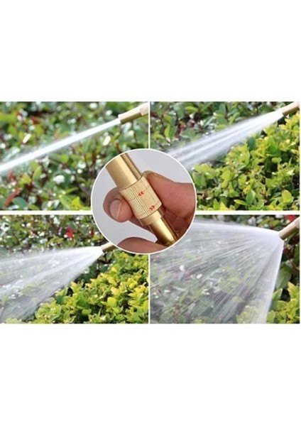 Bahçe Hortum Ucu Basınçlı Hortum Başlığı Ayarlanabilir Püskürtme Başlığı modelleri